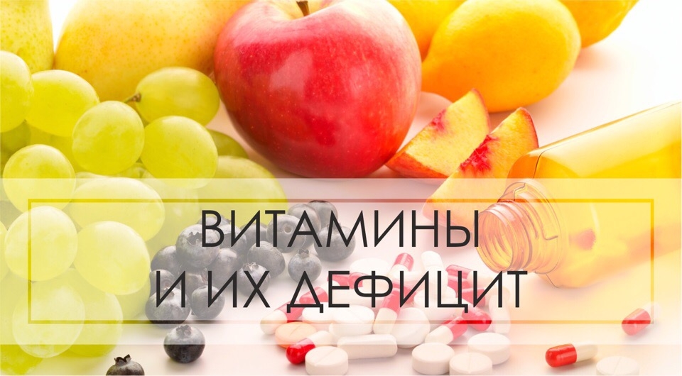 Витамины и их дефицит в организме