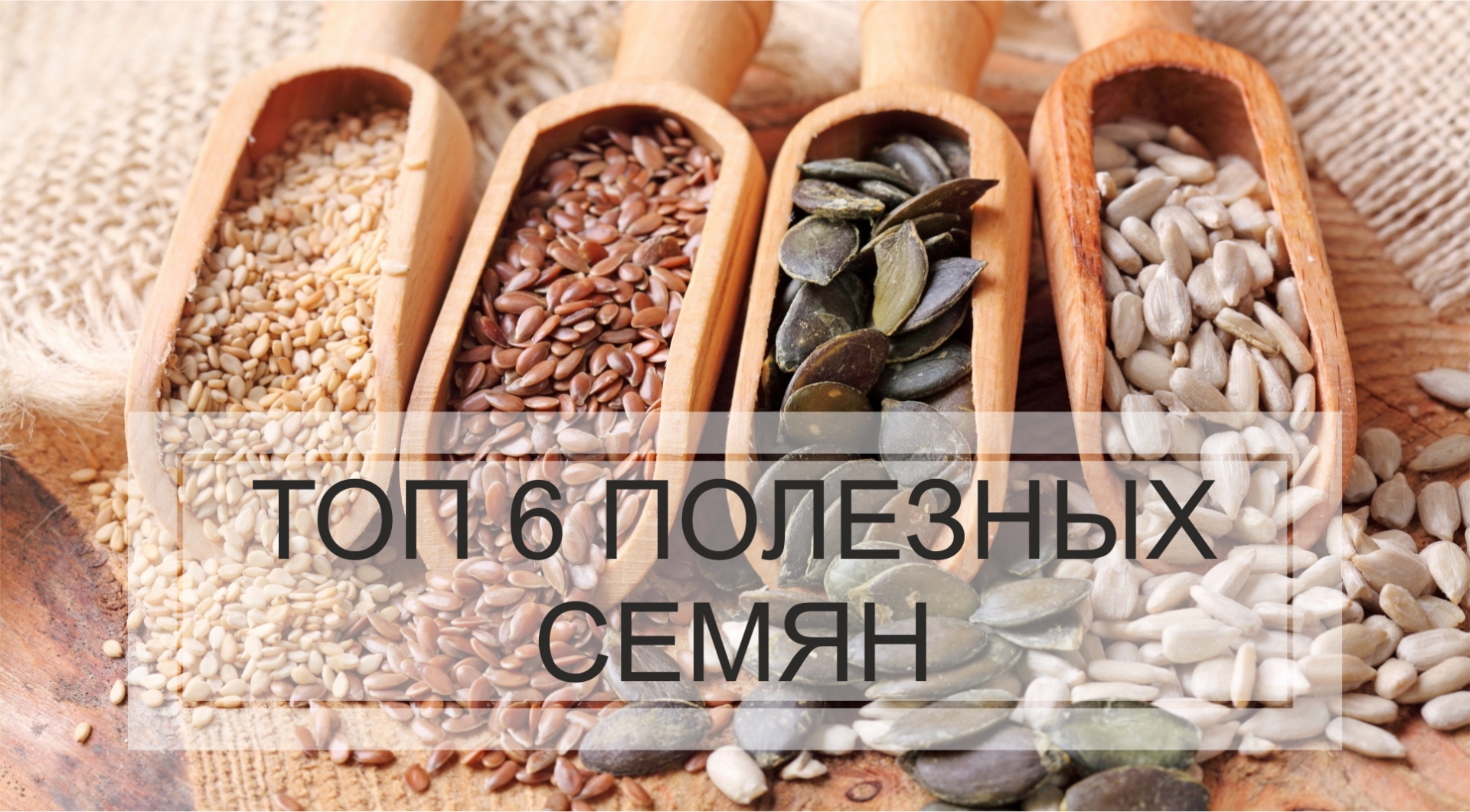 ТОП-6 полезных семян